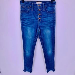 Madewell 10" High-Rise Skinny Jeans Womens Size 27